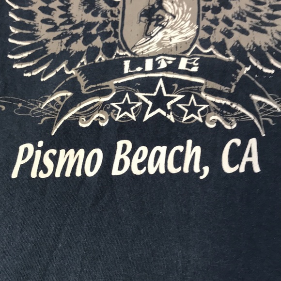 Pismo Beach, CA Surf Life Men’s Short Sleeve T-shirt Medium - Picture 7 of 7